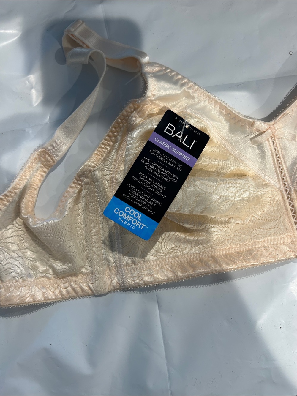 Bali Classic Support Lace Bra - Light Beige 34 DD